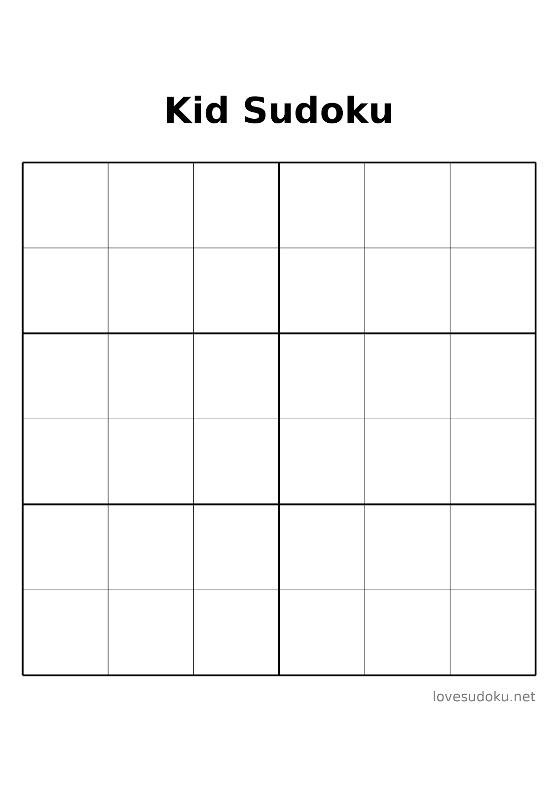 simple sudoku printable